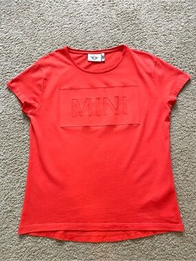 Mini Cooper BMW Licensed Tshirt Red 100% Cotton Small